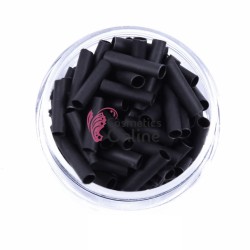 Tuburi Termocontractabile pentru extensii de par 500 bucati Negre TE502